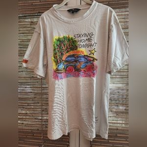 Teddy Fresh Staying Home T Shirt Large